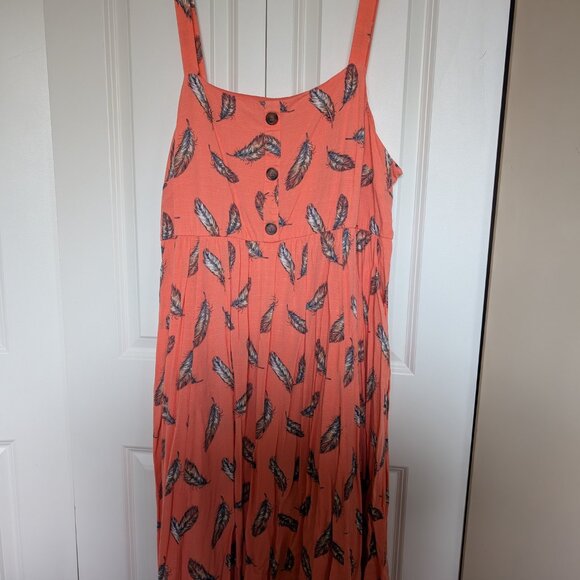 TORRID Cross Hatch Pinafore Midi Dress SIZE 3 - Picture 2 of 4